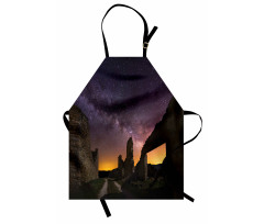 Roman Ruins at Night Apron