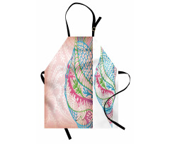 Seashells Ornate Vivid Apron