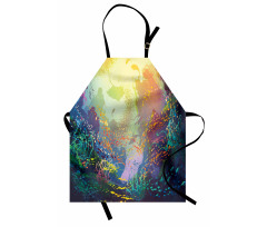 Coral Reef Aquarium Art Apron