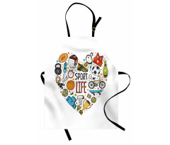 Heart with Sport Apron