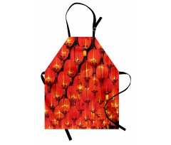 Chinese Lantern Festival Apron