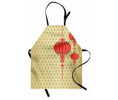 Chinese Baroque Pattern Apron