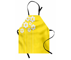 Cartoon Spring Flowers Apron