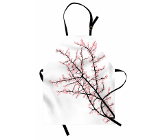 Doğa Mutfak Önlüğü Pembe Çiçekli Ağaç