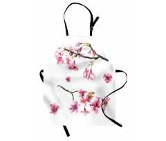 Watercolor Art Flower Apron