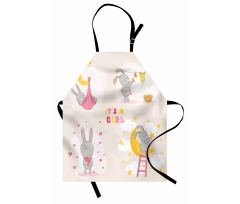 Bunny Baby Love Moon Apron