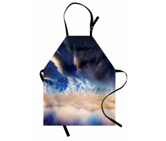 Snowy Winter Mountains Apron