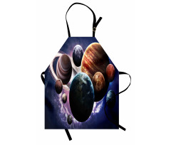 Milky Way Planets Space Apron