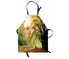 Autumn Forest Peace View Apron