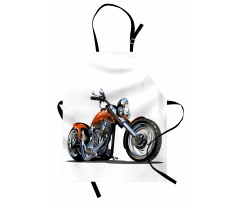 Motorsiklet Mutfak Önlüğü Motorlu Araç Desenli