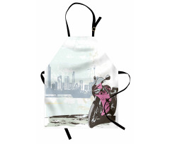 Motorbike by River Apron