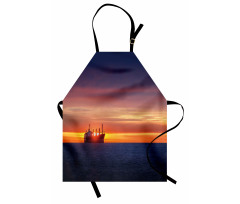 Sunrise over Sea Ship Apron