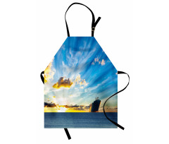 Sea at Sunset Ship Apron