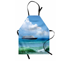 Waves Ship Travel Apron