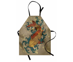 Koi Fish Art Apron