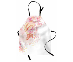 Pink Floral Apron