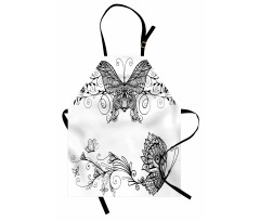 Butterfly Floral Apron