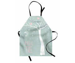 Stars Moon Pastel Colored Apron