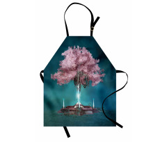 Pink Blossom Art Apron