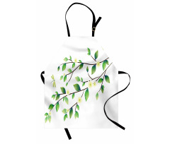 Flower and Dragonflies Apron