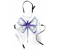 Butterfly Design Art Apron