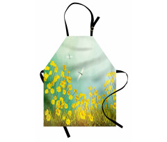 Daisies and Dragonflies Apron