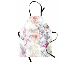 Hibiscus Moth Ornate Apron