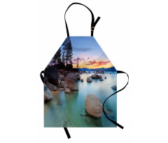 Romantic Lake Sunset Apron