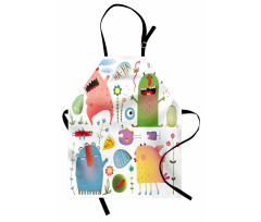 Imaginary Creatures Fun Apron