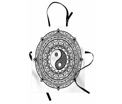 Ying Yang Asian Apron