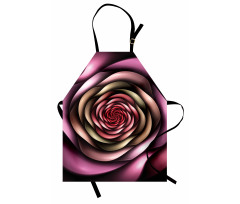 Rose Petals Modern Art Apron