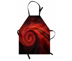 Surreal Waves Spiral Art Apron