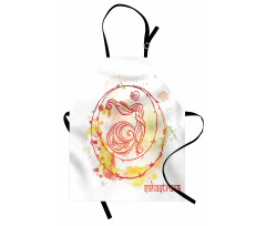 Yoga Chakra Drawn Apron