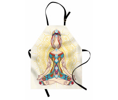 Lotus Pose Inner Peace Apron