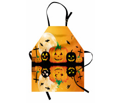 Scary Pumpkin Apron