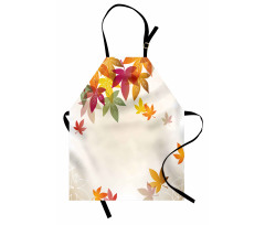 Maple Leaves Pastel Art Apron