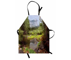 Spring Forest Mountain Apron