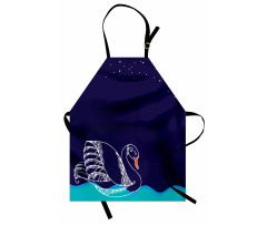 Floating Swan Waves Apron