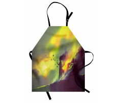 House in Flames Magic Apron