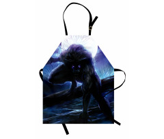 Surreal Werewolf Eyes Apron