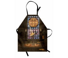 Pentagram Magic Candles Apron