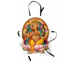 Elephant Figure in a Lotus Apron