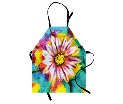 Petal Floral Print Art Apron