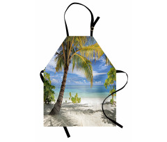 Palm Trees Coastline Apron