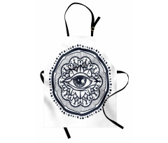 Retro All Seeing Eye Art Apron