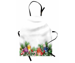 Xmas Tree Ornaments Apron