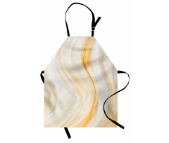 Wavy Marble Effect Apron