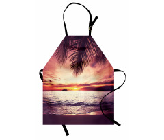 Sunset Ocean Waves Apron