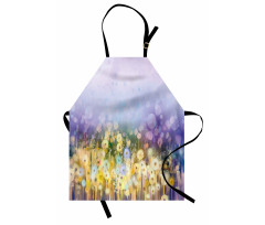 Idyllic Pastoral Flower Apron