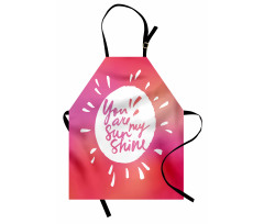 Maroon Sun Apron